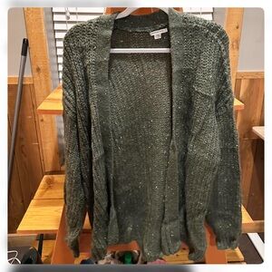 American Eagle Outfitters Olive Cardigan
